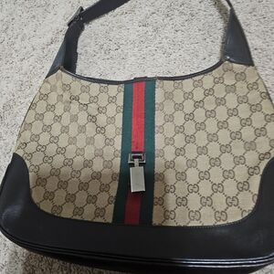 Gucci Beige and Black Women's Bag